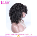 Moda Escolha Indiano Cabelo Kinky Curly Full Lace Wig 100 Cabelo Humano